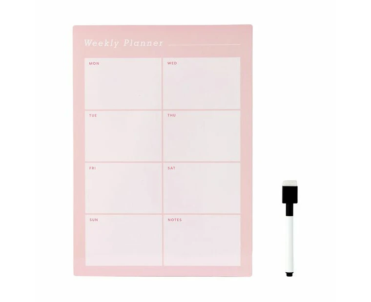 Magnetic Weekly Whiteboard Set - Anko