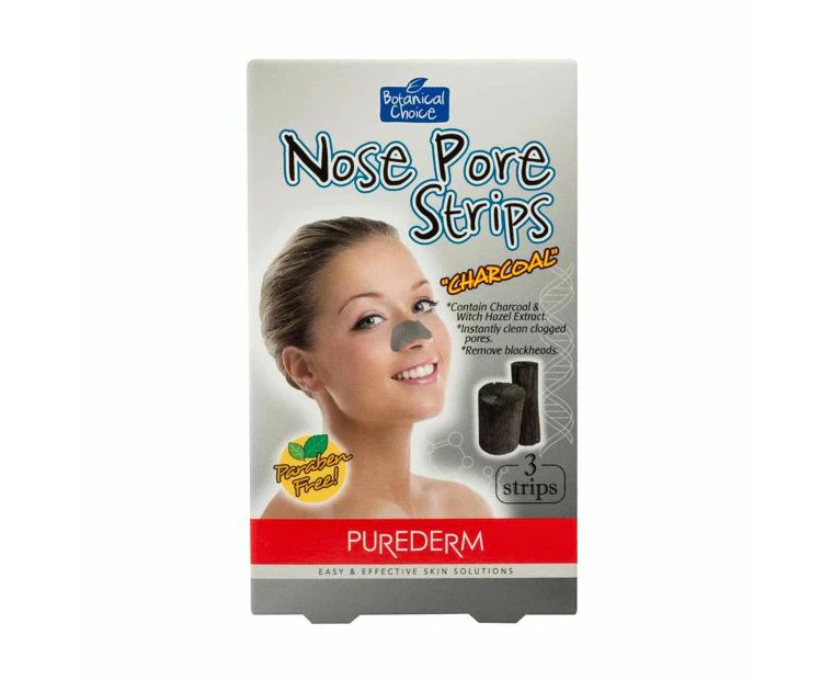 Target Purederm Botanical Choice Nose Pore Strips - Charcoal