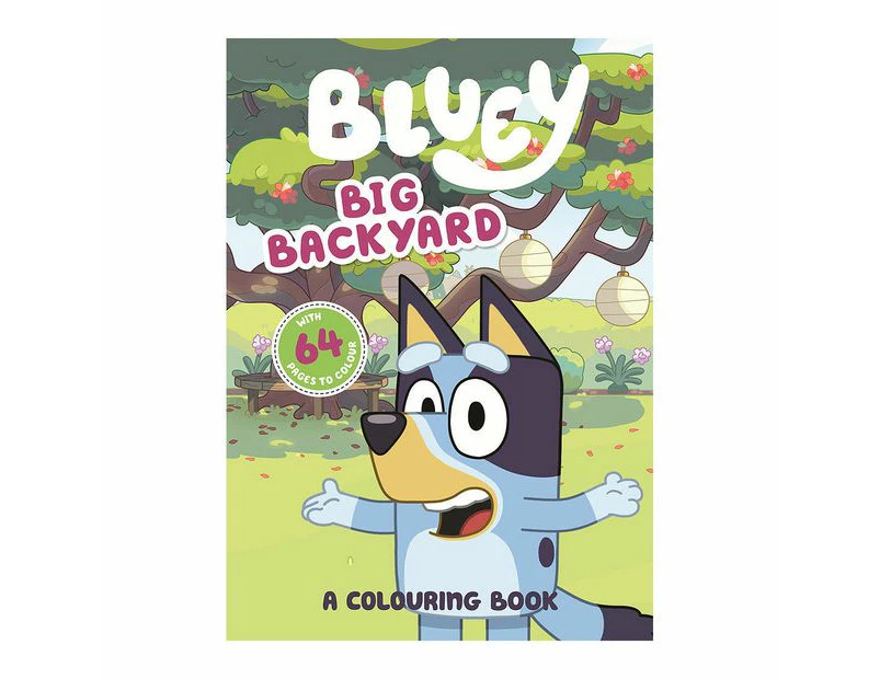 Bluey Big Backyard Colouring Book