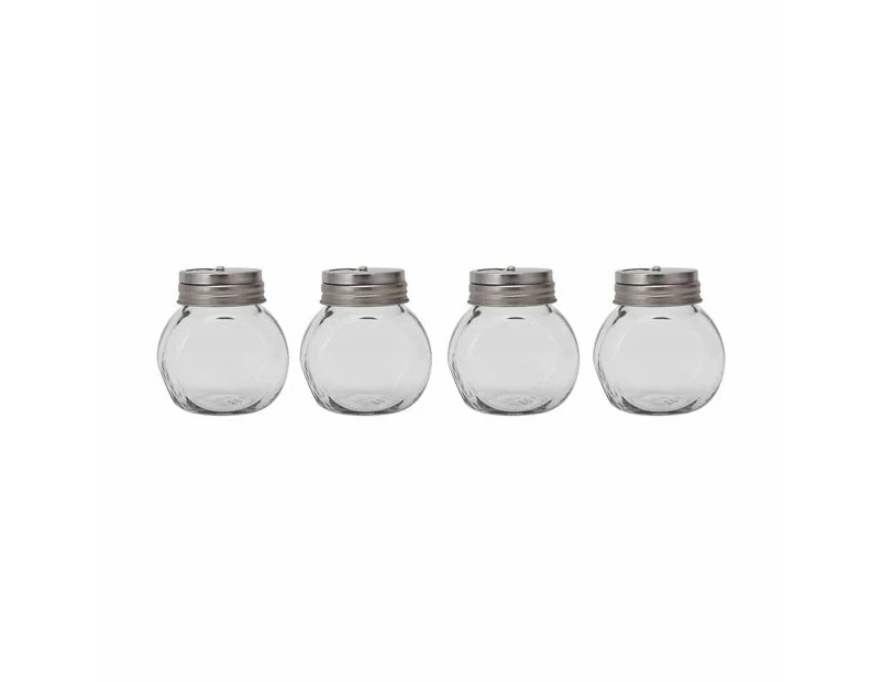 Glass Spice Jar, 4 Pack - Anko - Clear