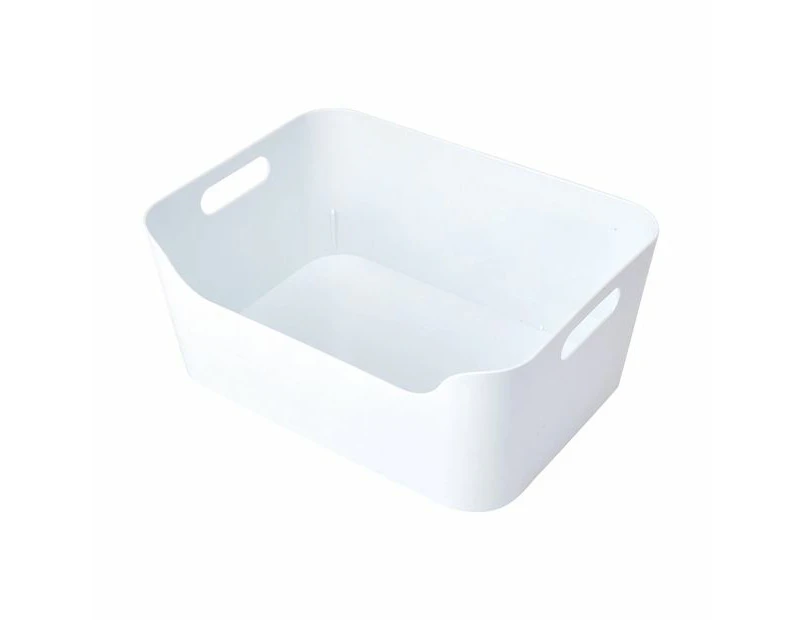 Medium Cut Out Edge Tub, White - Anko