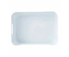 Medium Cut Out Edge Tub, White - Anko