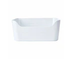 Medium Cut Out Edge Tub, White - Anko