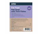 Cat Treat Fish Broth With Tuna Shreds, 4 Pack - Anko
