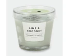 Fragrant Candle, Lime & Coconut - Anko