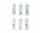 Baby Feeding Bottles, 3 Pack, Assorted - Anko