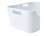 Medium Cut Out Edge Tub, White - Anko