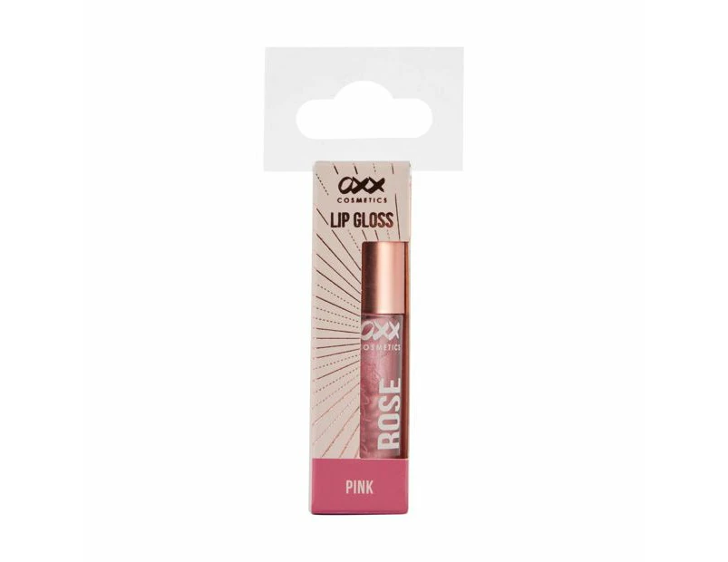 Sparkling Rose Lip Gloss, Pink - OXX Cosmetics - Pink