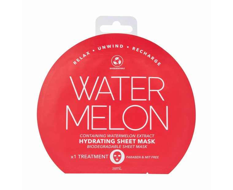 Hydrating Sheet Mask, Watermelon - Anko