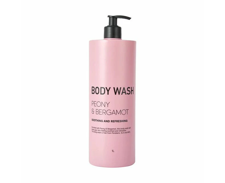 Body Wash 1L - Peony and Bergamot