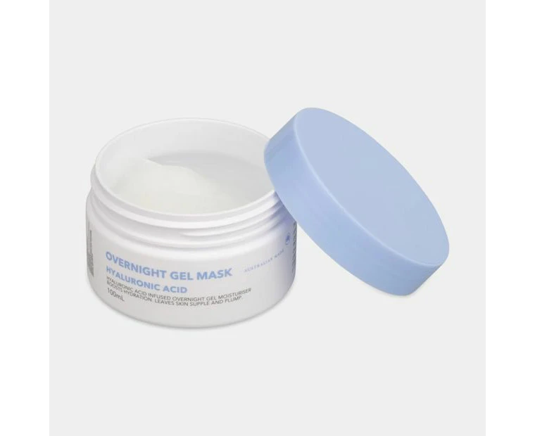 Overnight Gel Mask, Hyaluronic Acid - Anko