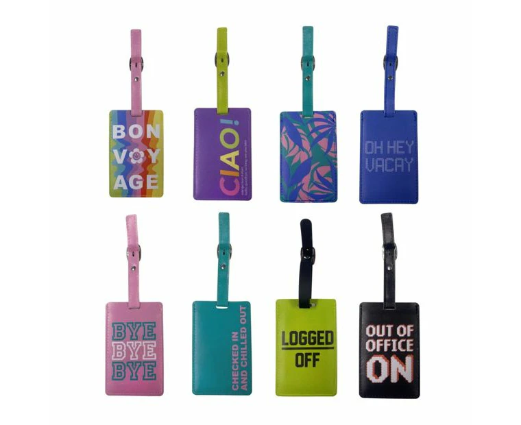 Printed Luggage Tags, Assorted, 2 Pack - Anko