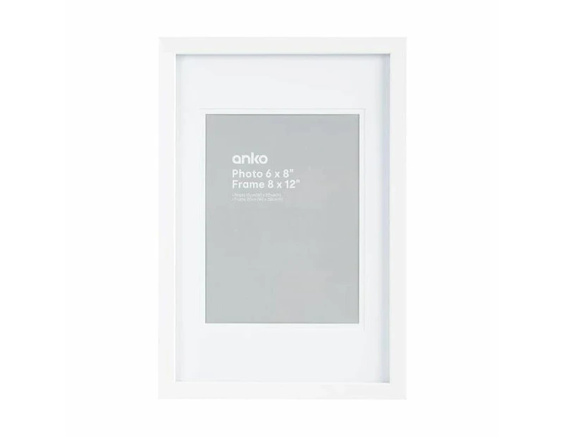 Photo Frame, White - Anko