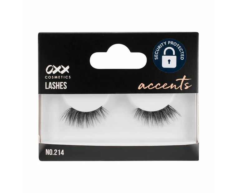 Accents False Lashes, No. 214 - OXX Cosmetics