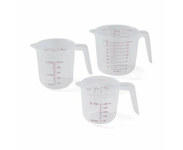 Measuring Jugs, Set of 3 - Anko