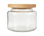 Glass Jar with Wood Lid, 1.5L - Anko