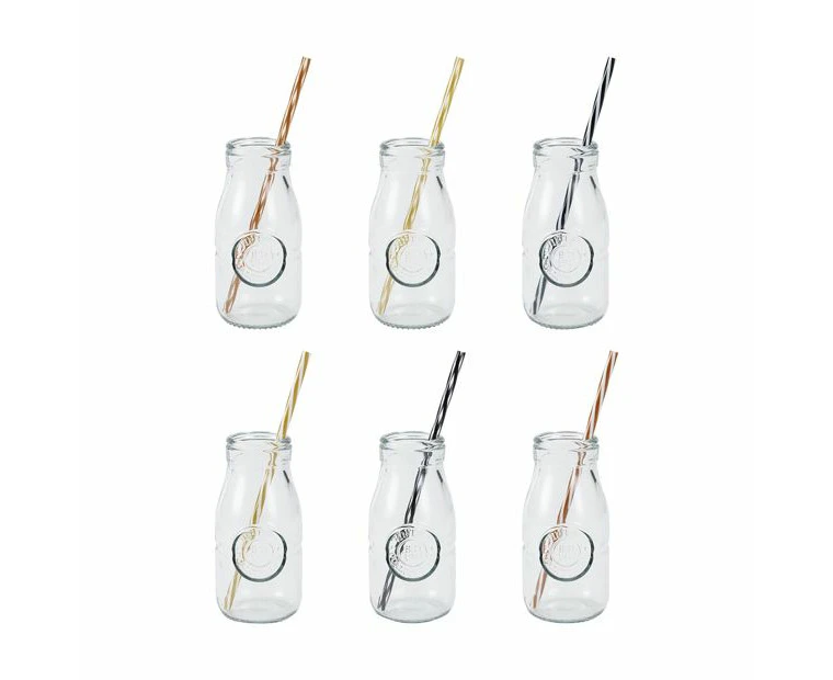 Milk Bottles, 6 Pack - Anko