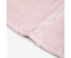 Coral Fleece Throw - Anko - Pink