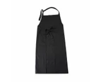 Black Cotton Apron  - Anko