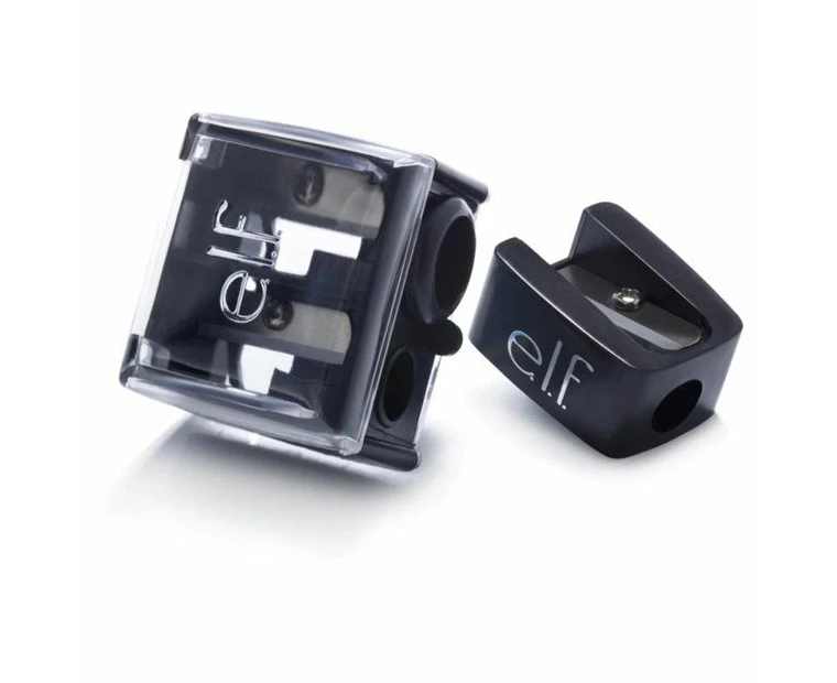 e.l.f Dual Pencil Sharpener Black