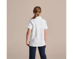 Target Short Sleeve School Polos - White