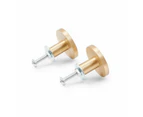 Brass Handles, 2 Pack - Anko