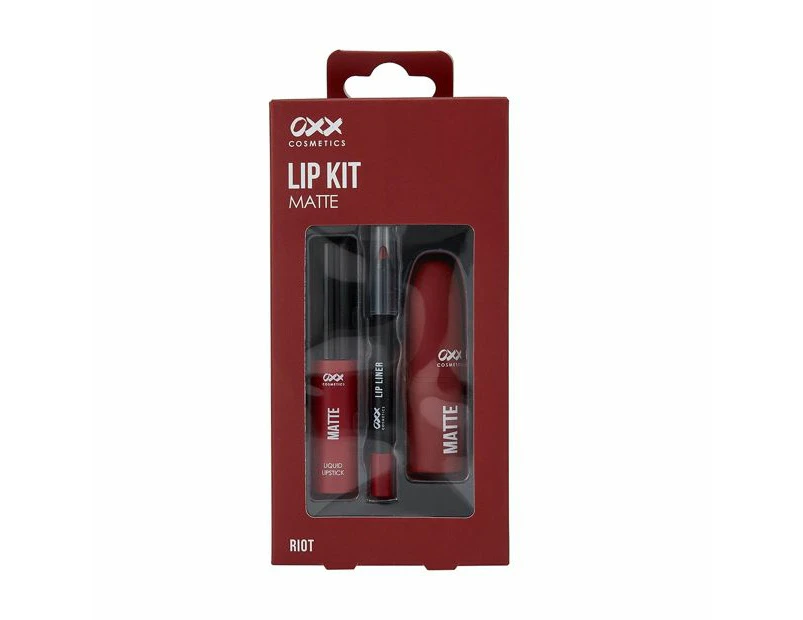 Lip Kit 3 Piece - OXX Cosmetics