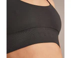 Bonds Women's Bases Scoop Crop - Dusted Black