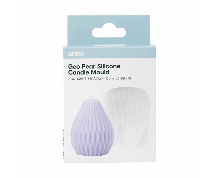 Pear Silicone Candle Mould - Anko