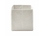 Collapsible Boucle Storage Cube - Anko - White