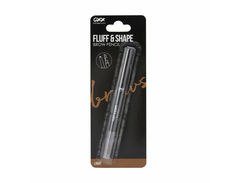 Fluff & Shape Brown Pencil, Light Brown - OXX Cosmetics - Brown