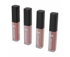 Liquid Lip Demi Matte Liquid Lipstick 4 Piece, Nude - OXX Cosmetics - Neutral