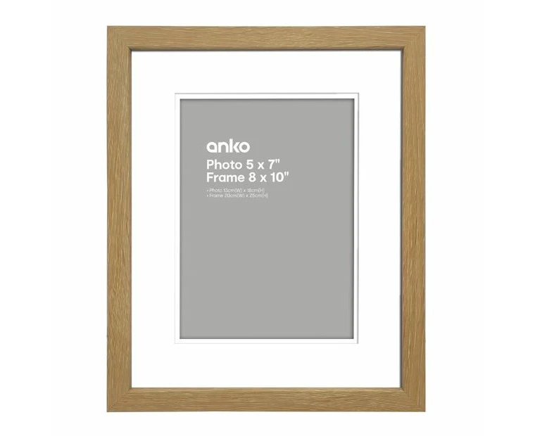 Photo Frame 5" x 7", Natural - Anko