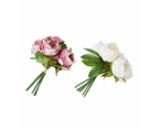 Artificial Peonies Bunch, Assorted - Anko