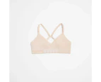 Bonds Girls Retro Rib Contour Crop - Neutral