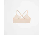 Bonds Girls Retro Rib Contour Crop - Neutral