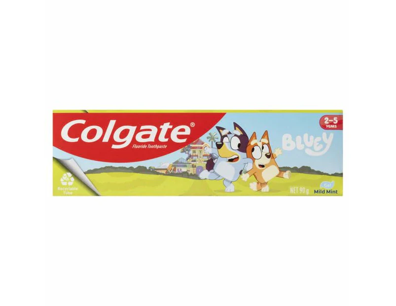 Kids Junior Bluey Fluoride Toothpaste, Mild Mint Gel - Colgate