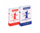 Waddingtons Blue & Red Traditional/Classic Playing Cards Game Deck Assorted 5y+