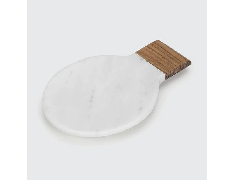 Marble & Acacia Spoon Rest - Anko