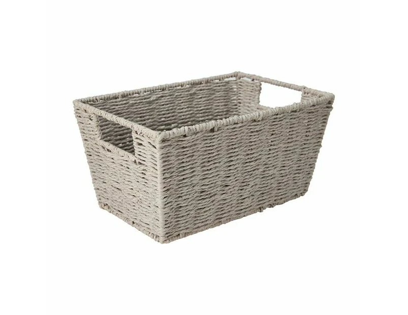 Tapered Paper Rope Basket - Anko - Grey