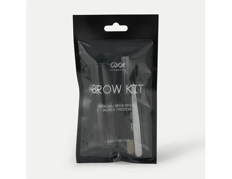 Brow Kit, Light/Medium - OXX Cosmetics - Brown