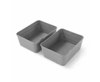 Medium Flexi Trays, 2 Pack - Anko - Grey