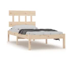 vidaXL Bed Frame Solid Wood 92x187 cm Single Bed Size
