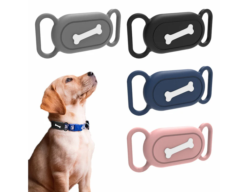 4Pcs Pet Cat Collar Holder Silicone Case for Samsung Galaxy SmartTag2 Style 2