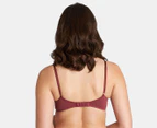 Bendon Women's Embrace Full Coverage Contour Bra - Oxblood Red