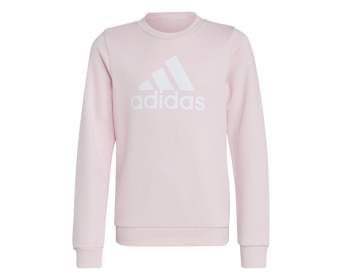 Adidas Girls' Essentials Big Logo Sweatshirt - Clear Pink/White