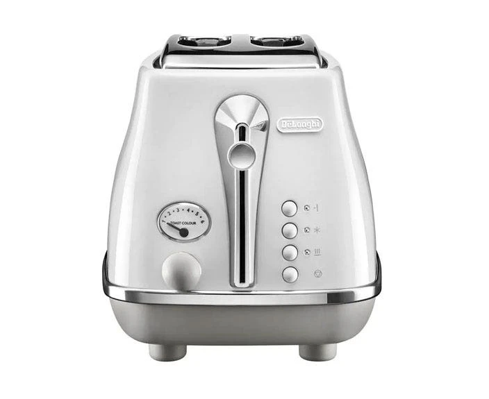 DeLonghi Icona Capitals 2 Slice Toaster - Sydney White