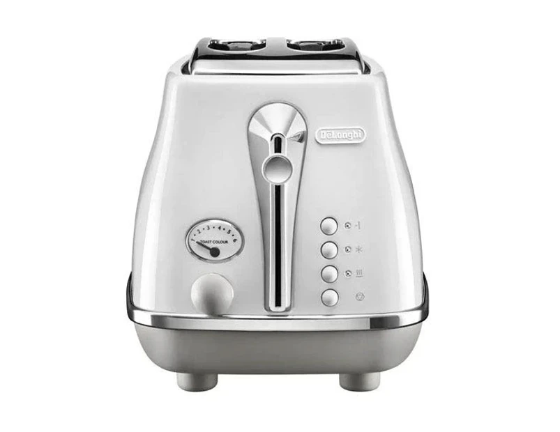 DeLonghi Icona Capitals 2 Slice Toaster - Sydney White