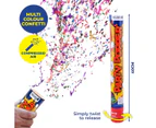 Party Central 8PCE 40cm Large Party Poppers Twist Action Cannon Launcher