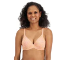 5 x Berlei Womens Barely There Print Bra - Niah Mcleod Collection Elastane/Nylon - Orange